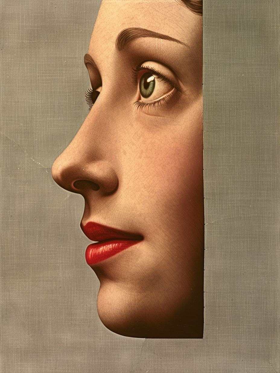 Vintage Mid-Century Portrait Study
