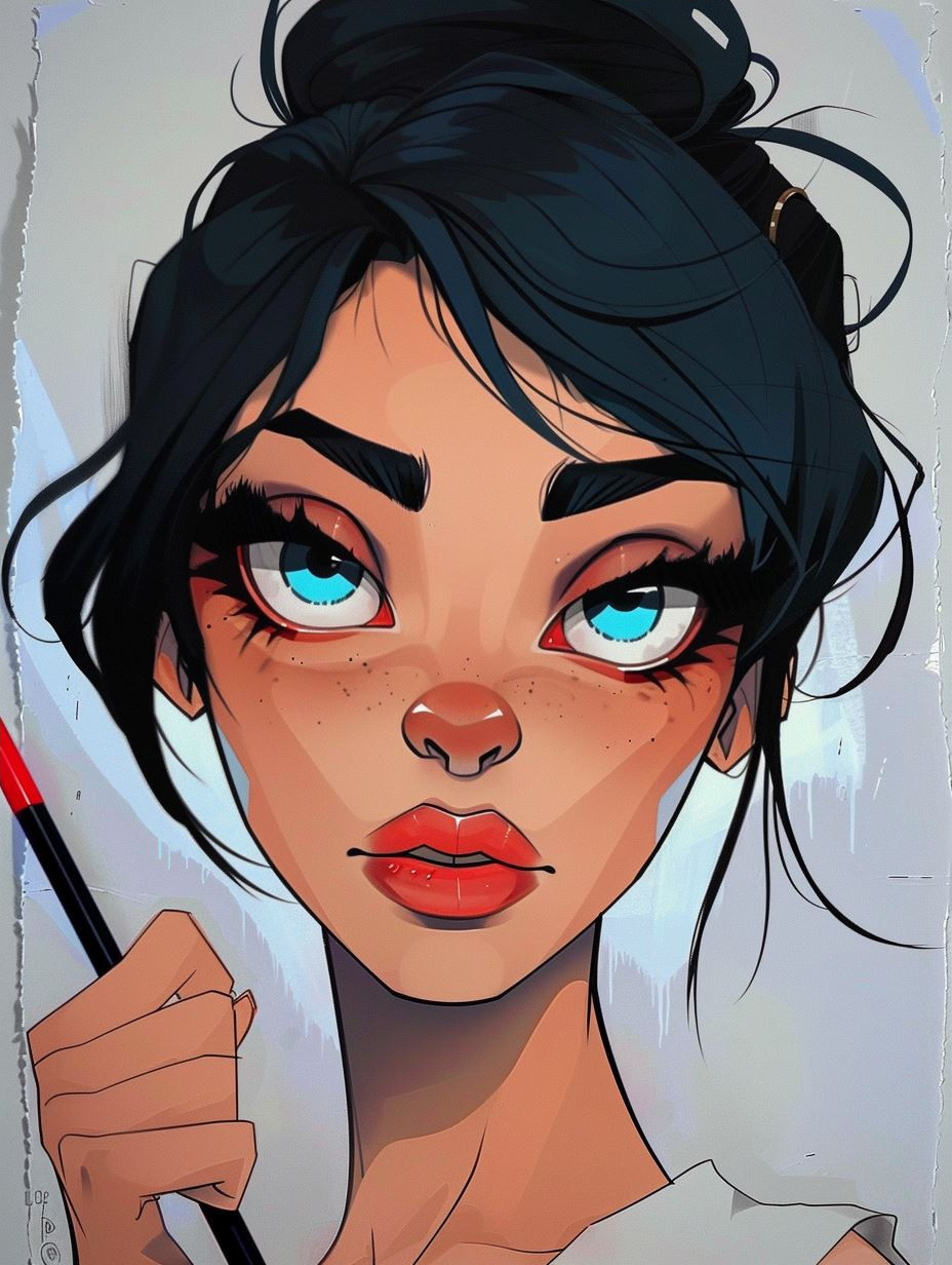 Modern Stylized Digital Portraiture - Image 4