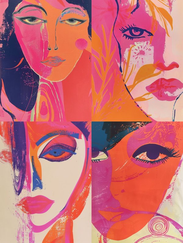 Vibrant Visions of Feminine Grace