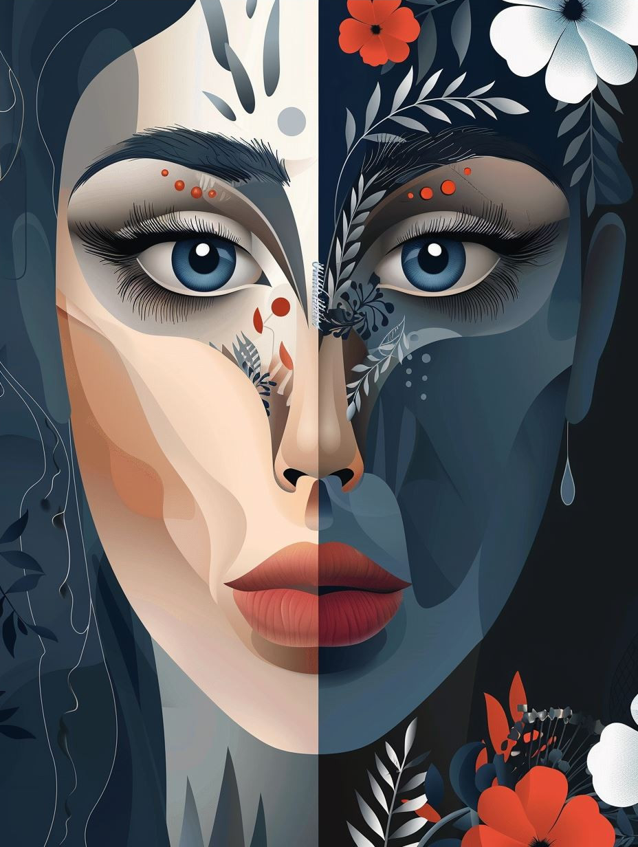 Fragmented Ethereal Digital Portrait - Image 4