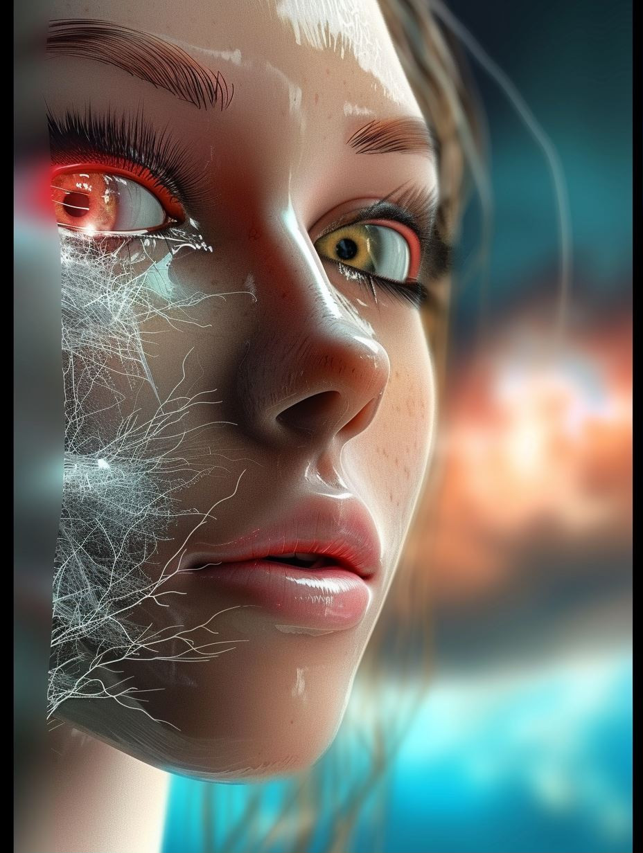 Ethereal Fragments of Digital Beauty - Image 1