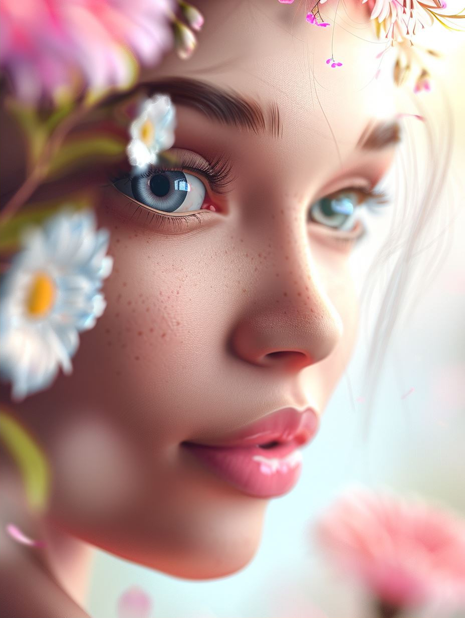Ethereal Beauty in Bloom - Image 2
