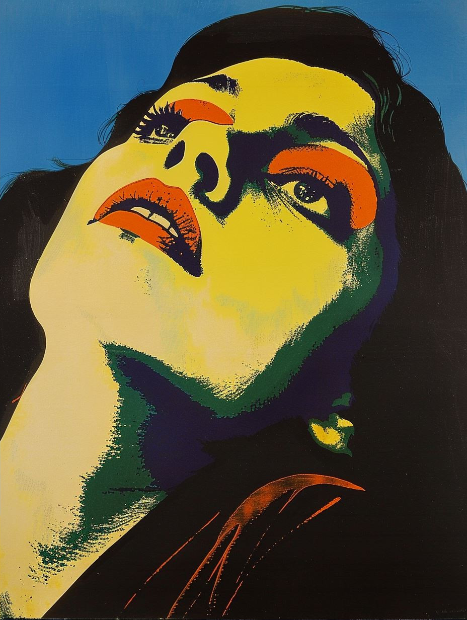 Vibrant Pop Art Portrait Grid - Image 2