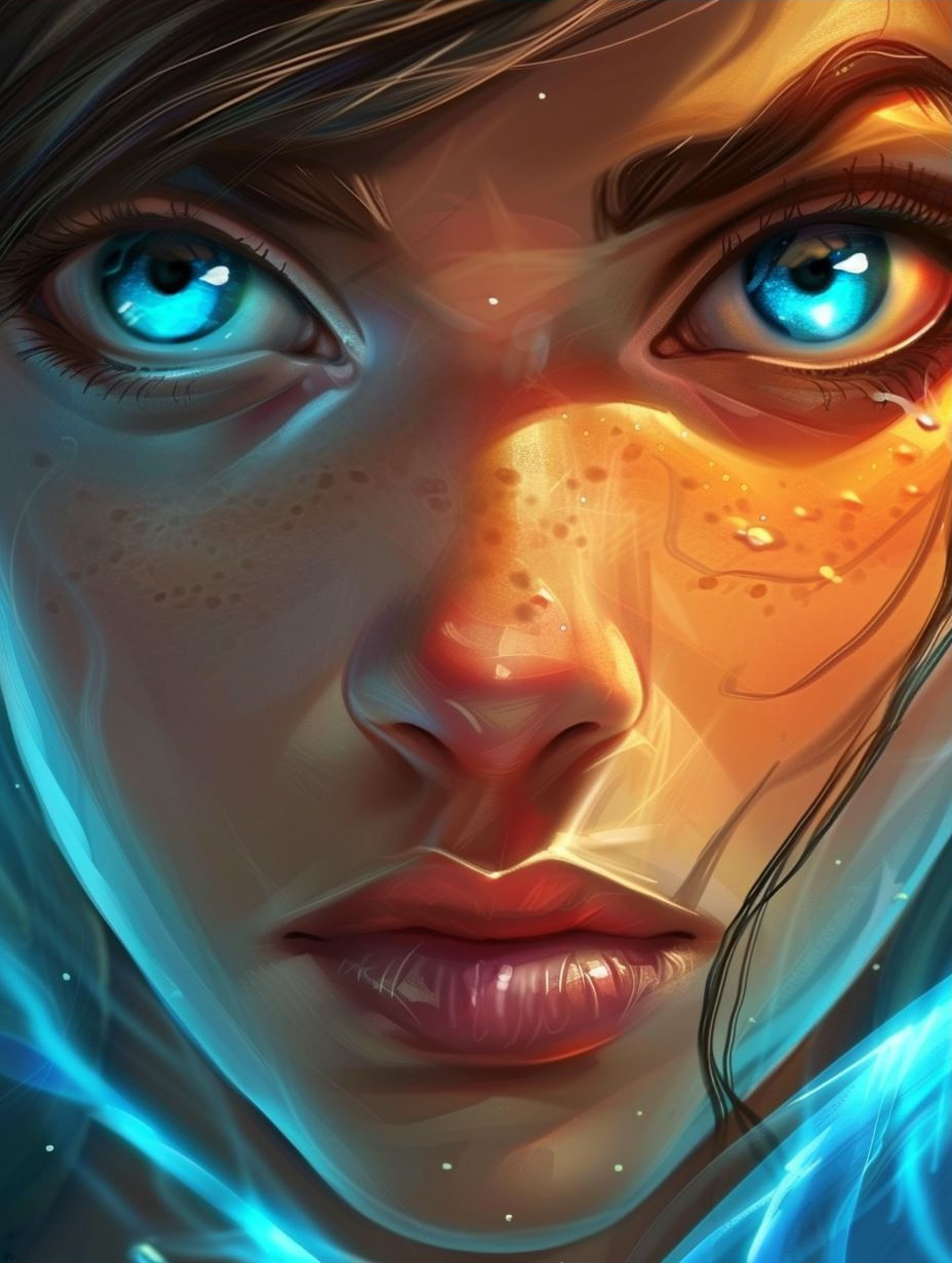 Radiant Adventurer in Golden Light - Image 3