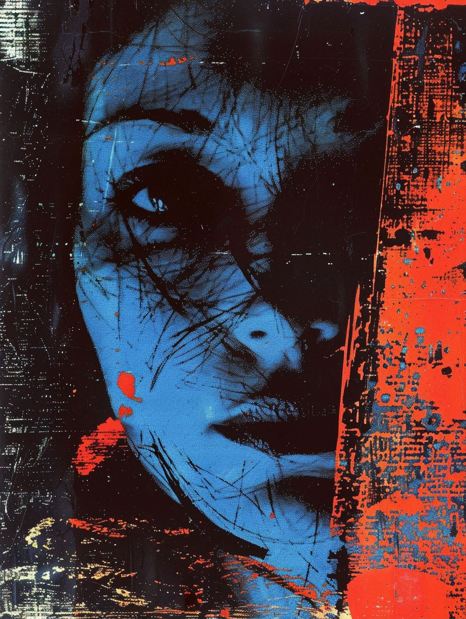 Electric Contrast Pop Portrait - Image 2