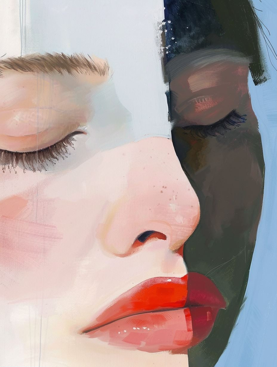 Fragmented Beauty: A Study of Faces - Image 1