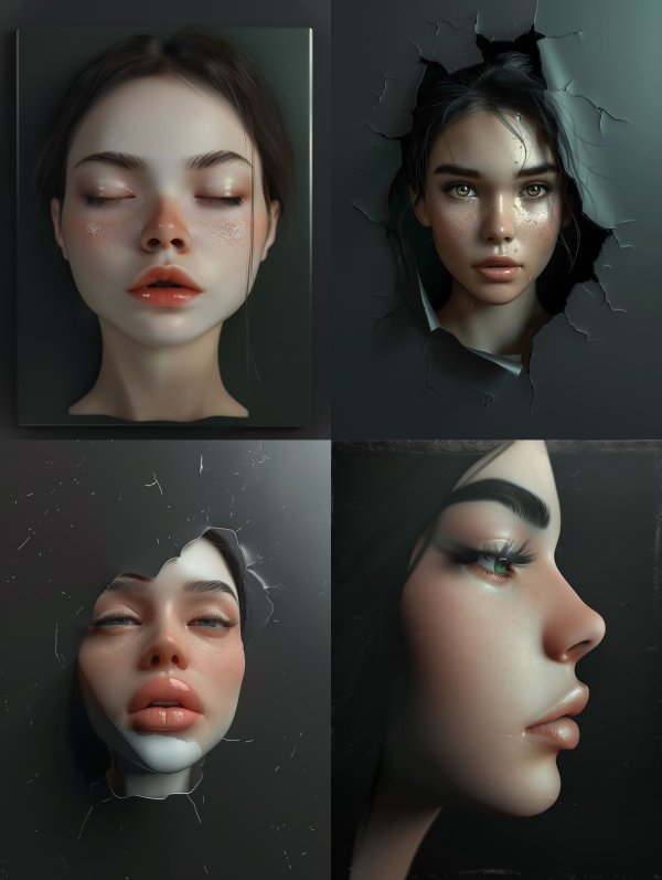 Ethereal Dewy Portrait Study