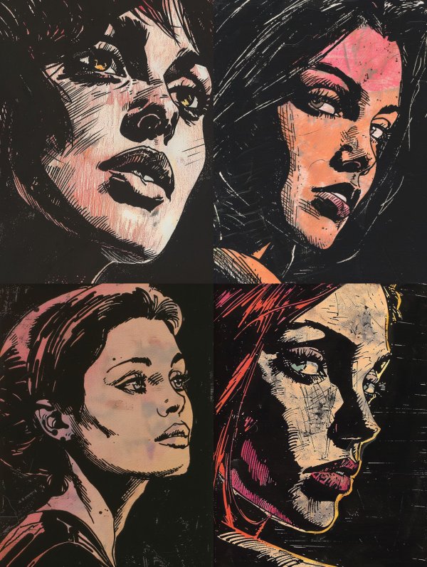 Faces of Shadow and Light