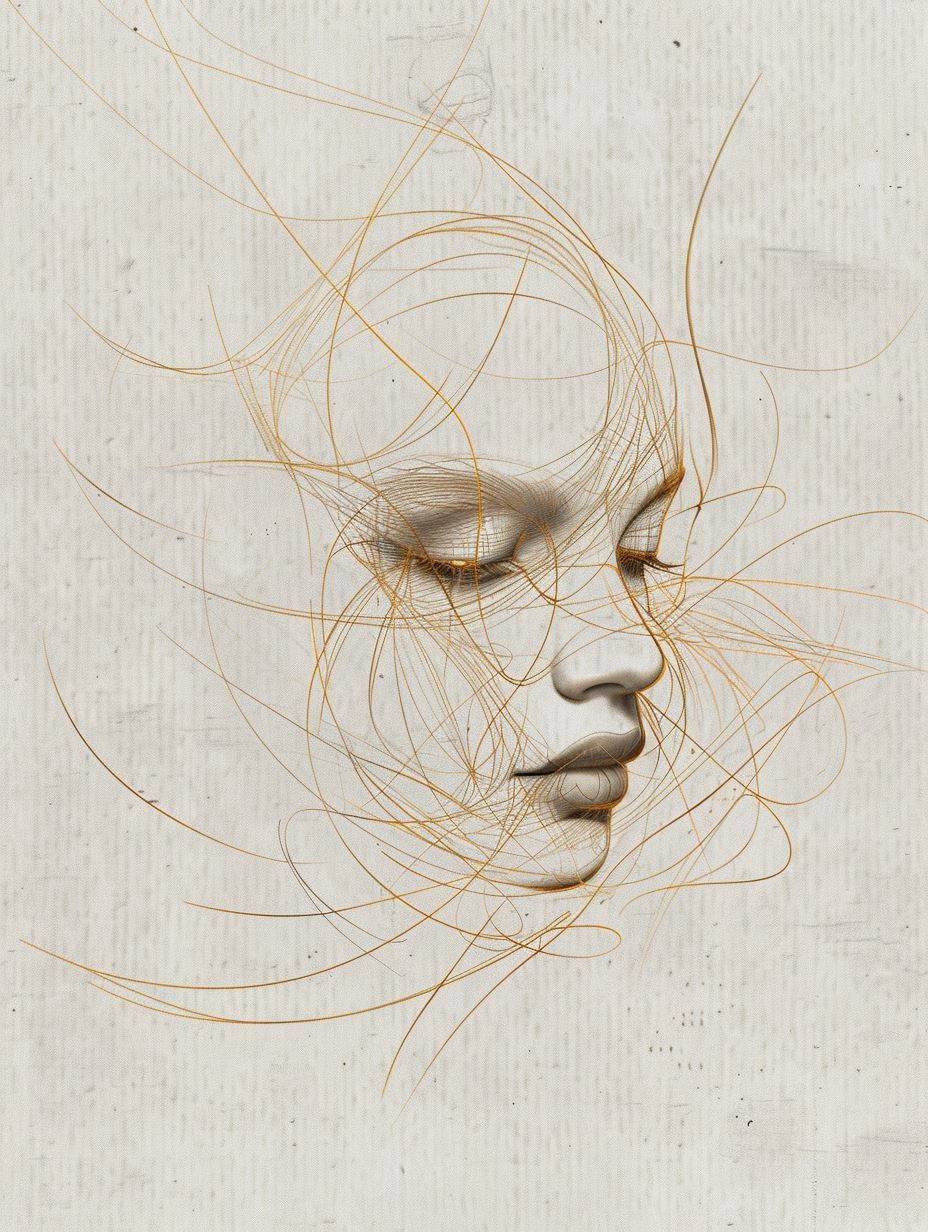Ethereal Charcoal Portrait Sketches - Image 2