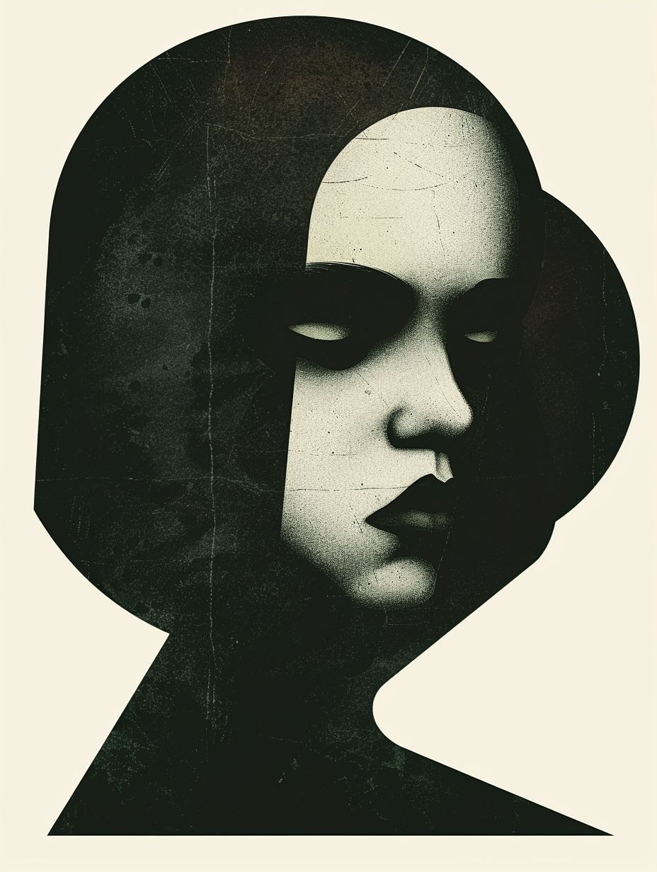 Dark Surrealist Portrait Study - Image 3