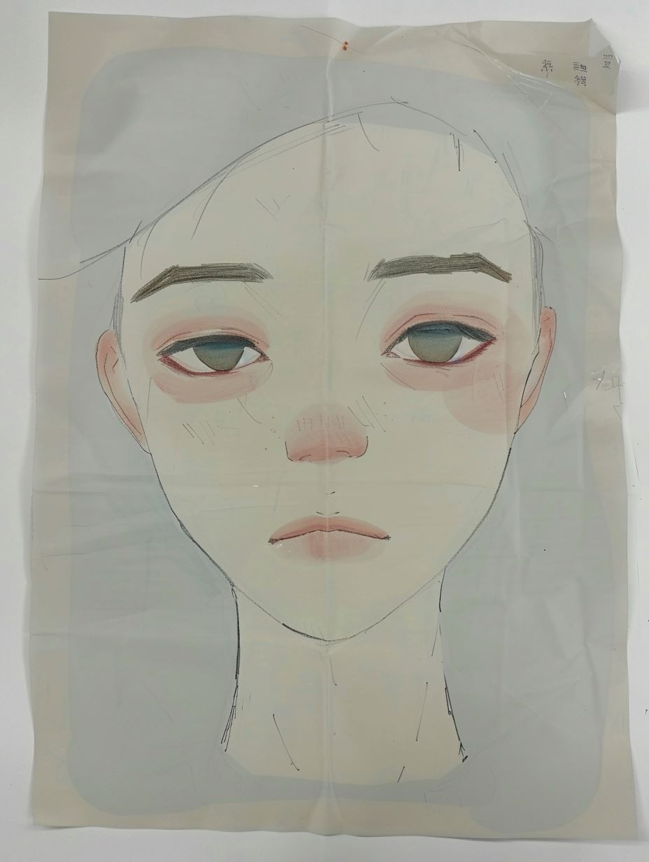 Ethereal Sketch of Youthful Innocence - Image 2