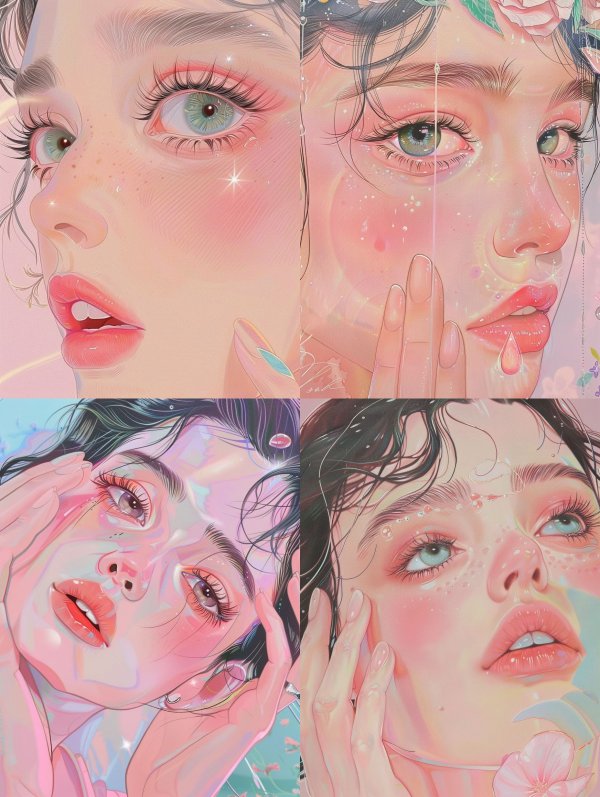 Ethereal Visions of Pastel Beauty