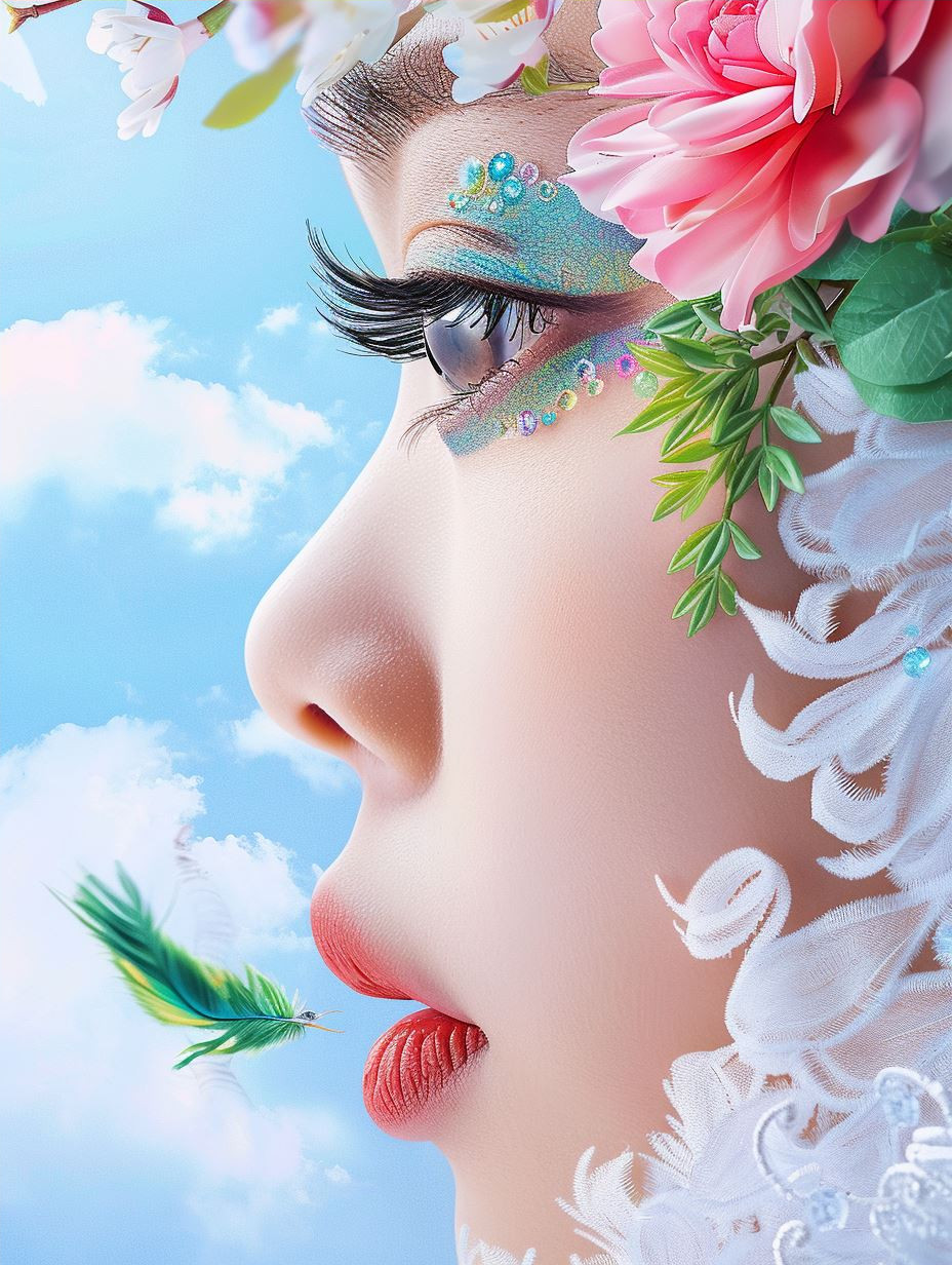 Surreal Floral Beauty Portraits - Image 4