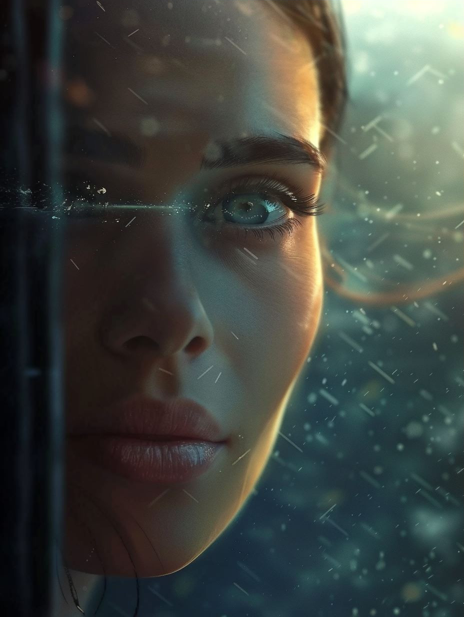Ethereal Gazes Through Glass - Image 3