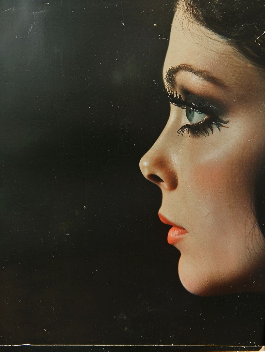 Noir Cinematic Profile Portrait - Image 4