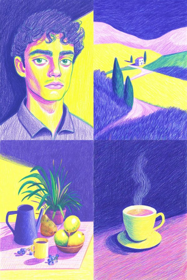 Vibrant Hues of a Quiet Life