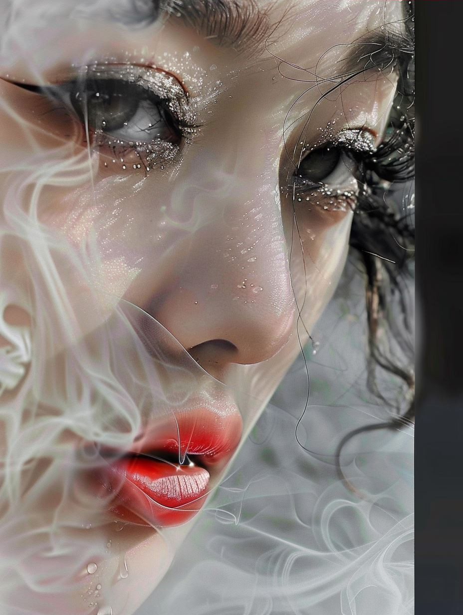 Liquid Gaze: Ethereal Beauty - Image 3