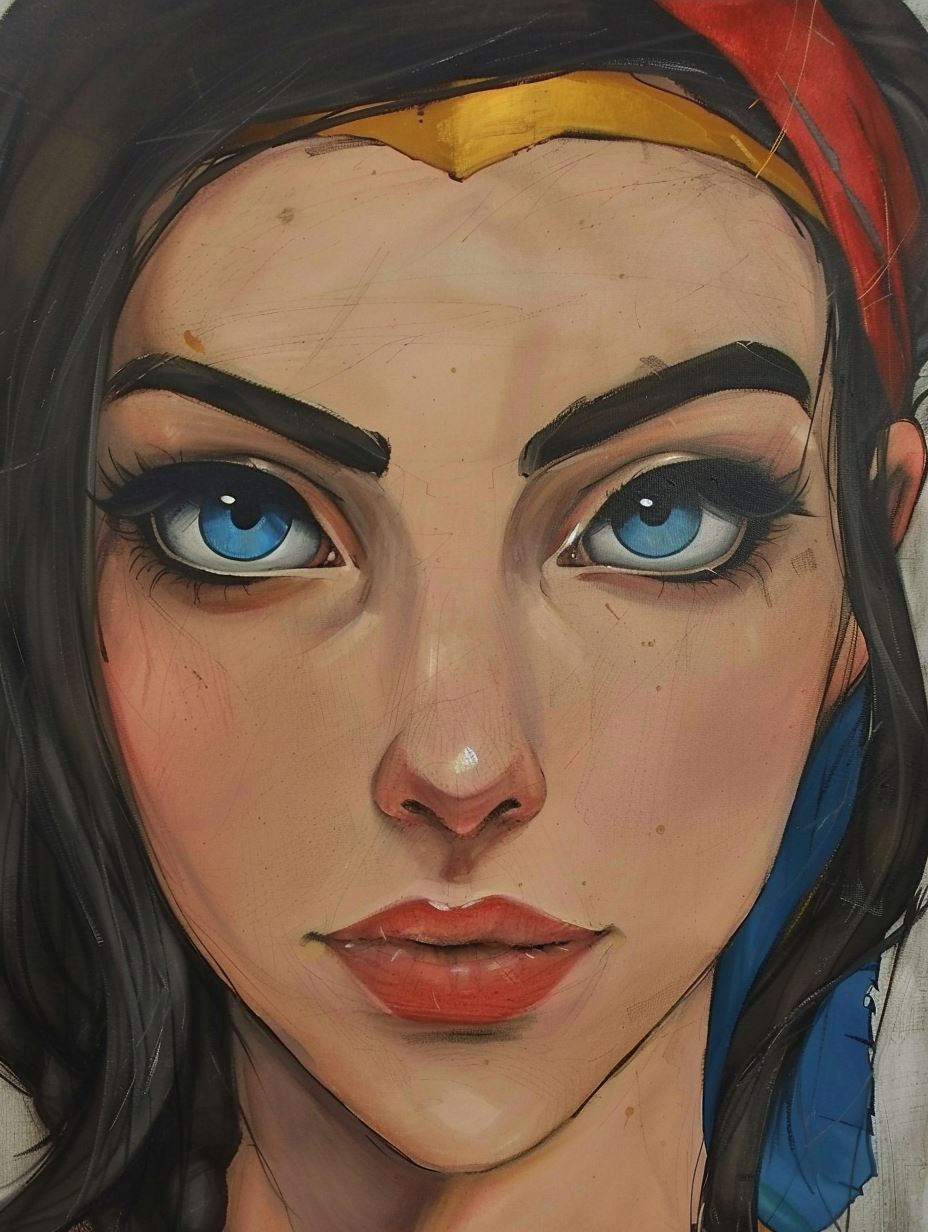 Faces of Strength: Digital Art Study - Image 3