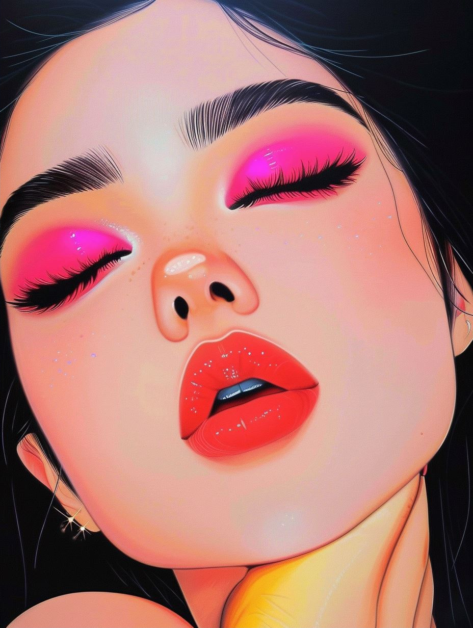 Neon Dream Cyberpunk Portrait - Image 2