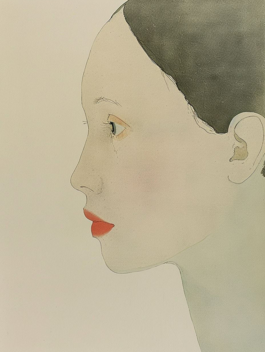 Ethereal Pale Watercolor Portraits - Image 4