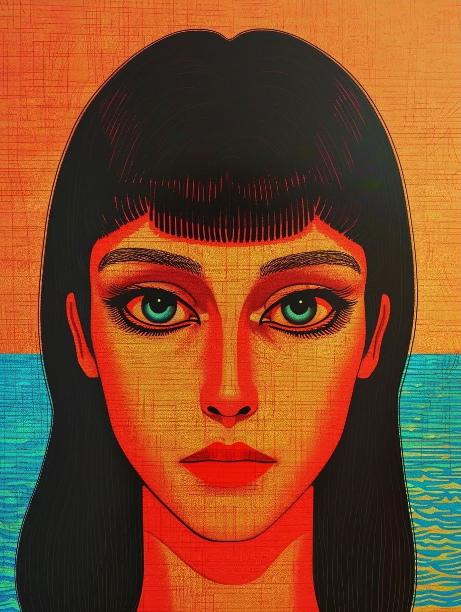 Fragmented Faces in Warm Hues - Image 3