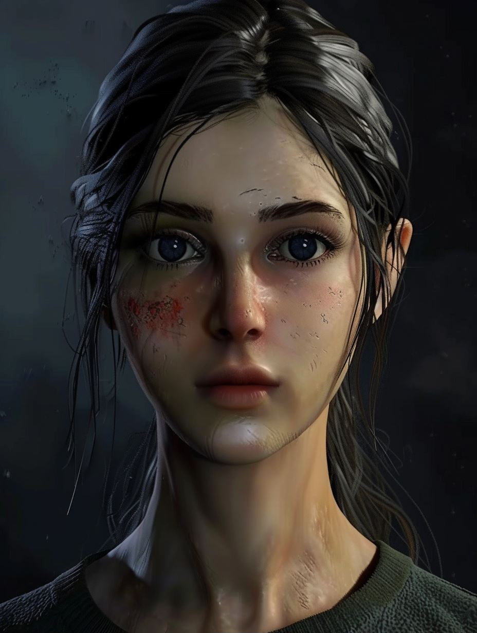 Haunting Gaze of Survival