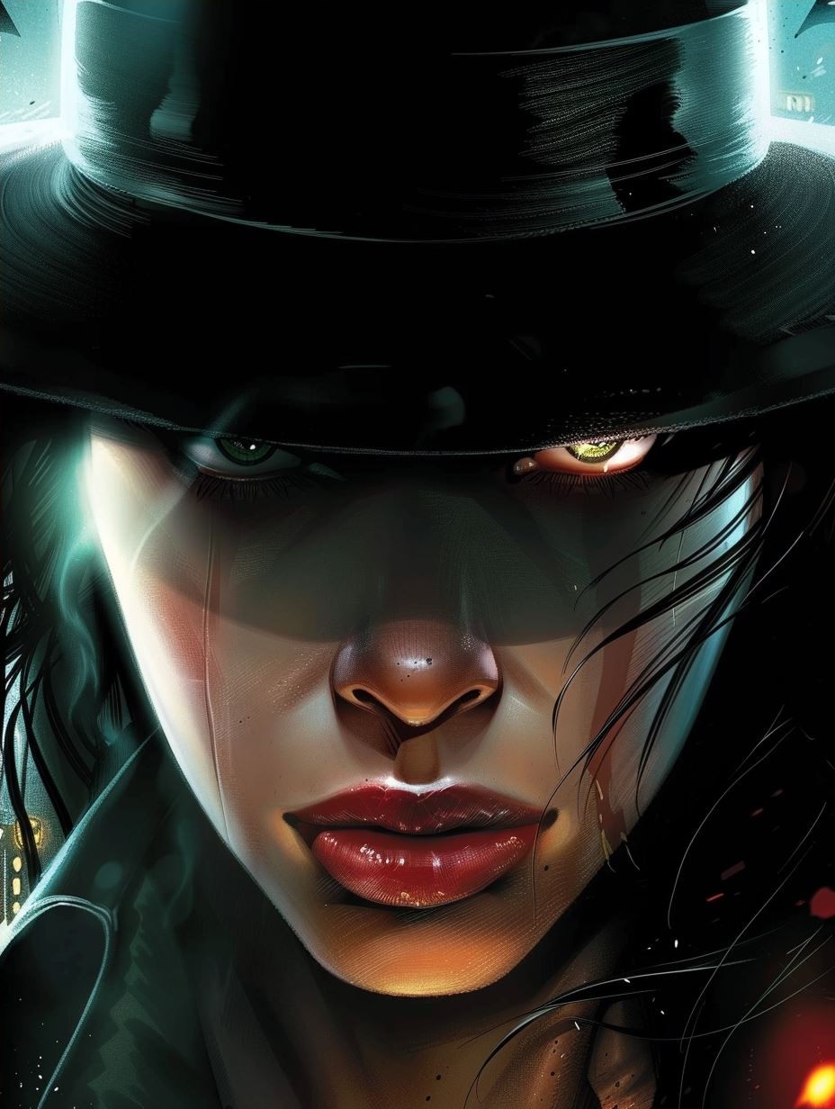 Cybernetic Noir Femme Fatale - Image 4