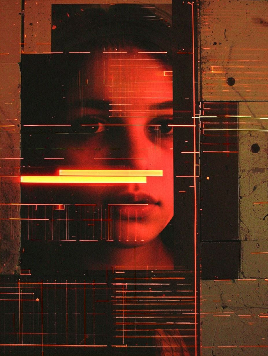 Crimson Glitch Digital Melancholy - Image 2
