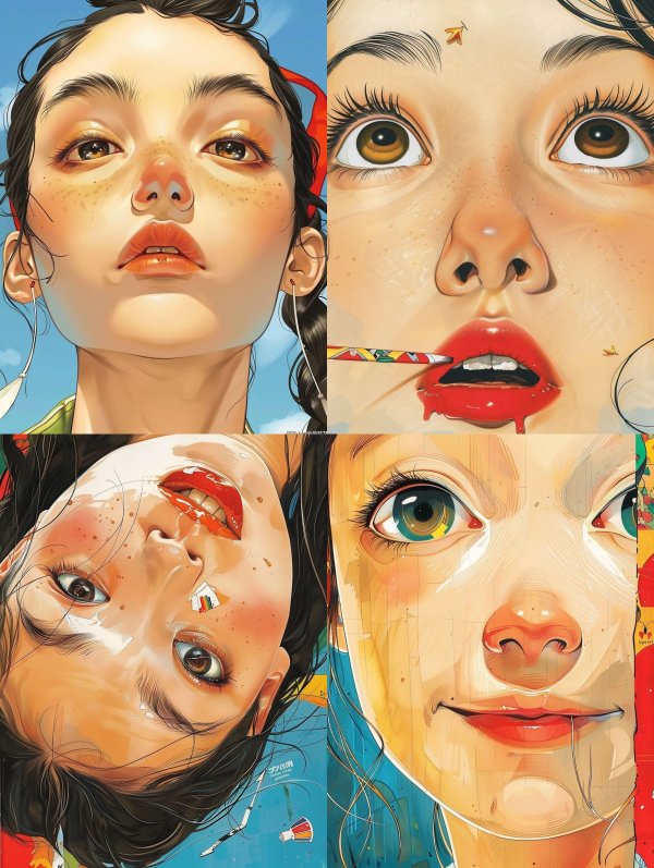 Sun-Kissed Ethereal Portrait Study