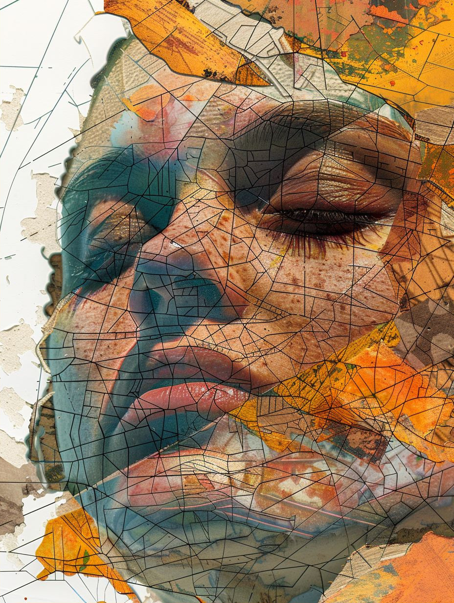 Fragmented Soul: A Study in Digital Collage - Image 2