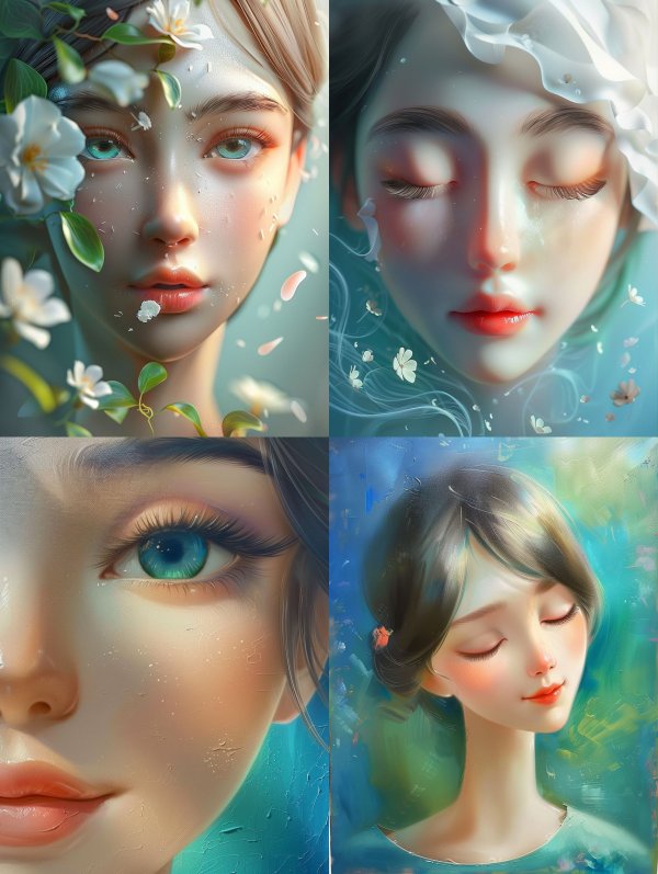 Ethereal Visions of Feminine Beauty