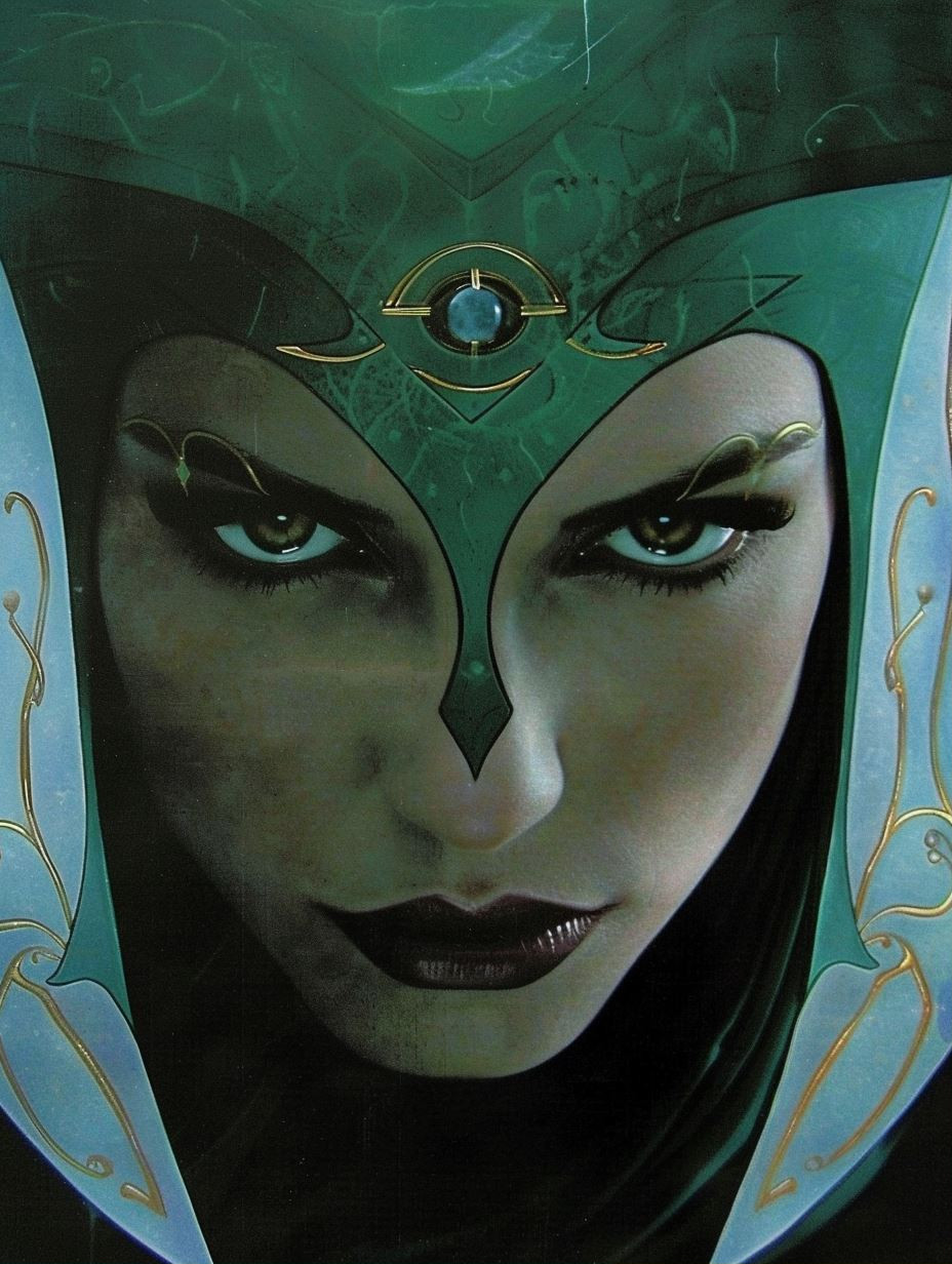 Mystic Emerald Shadow Portraits - Image 1