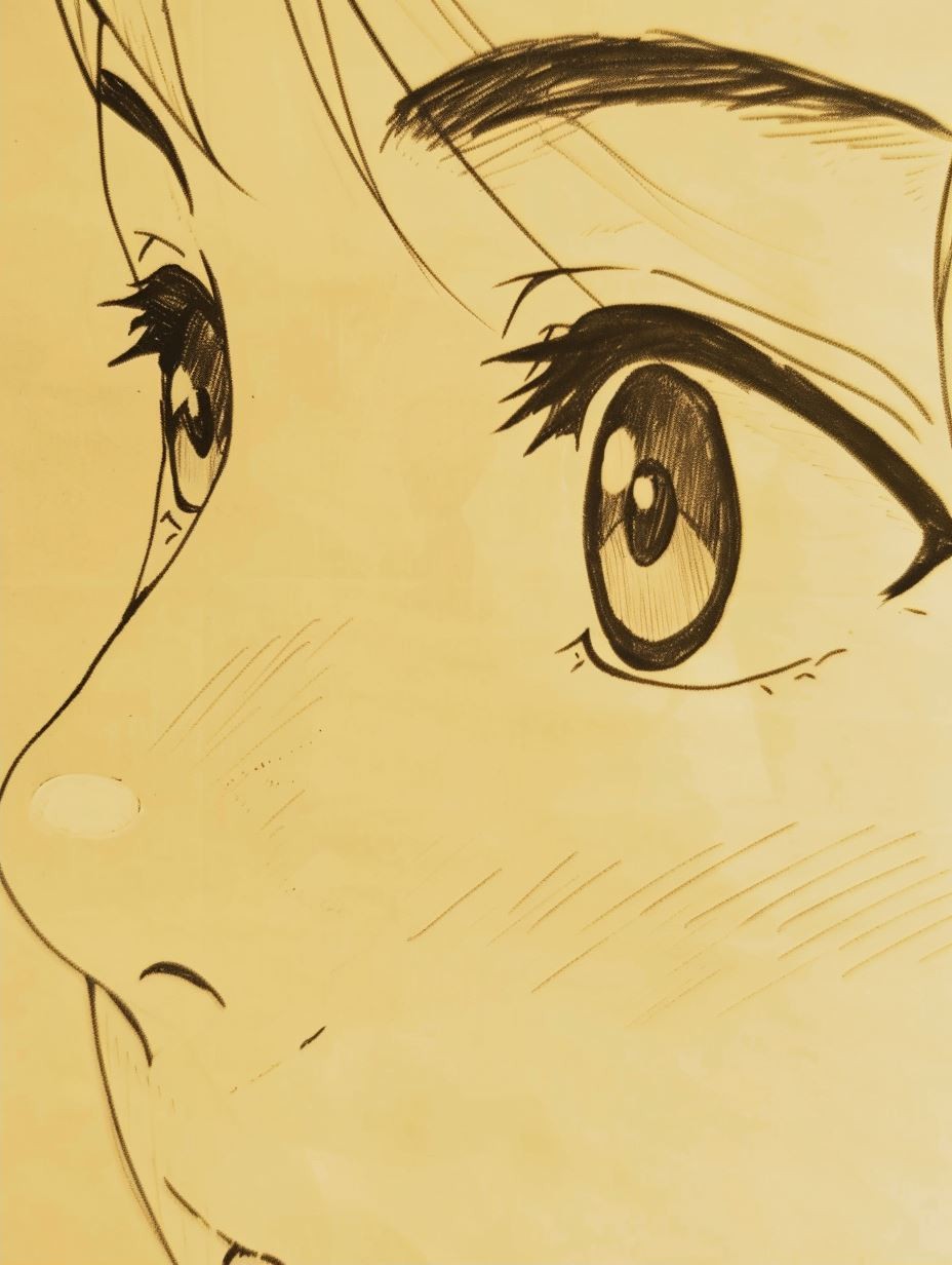 Golden Hour Ethereal Anime Gaze - Image 2