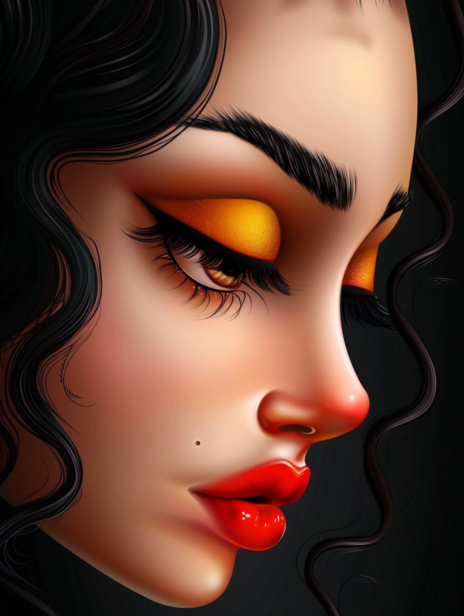 Radiant Visions: A Study of Feminine Beauty - Image 3
