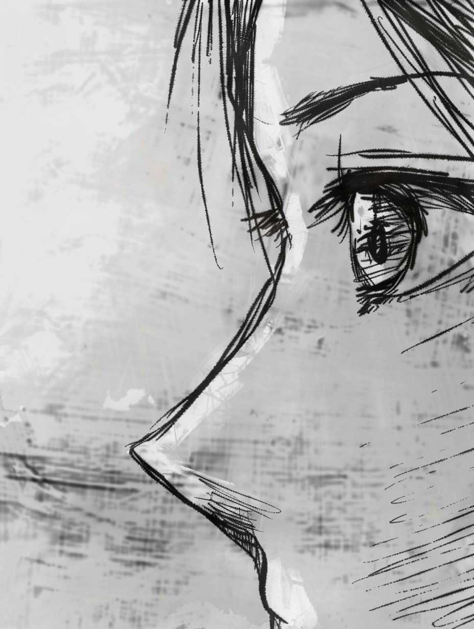 Expressions of the Soul: Anime Sketches - Image 1
