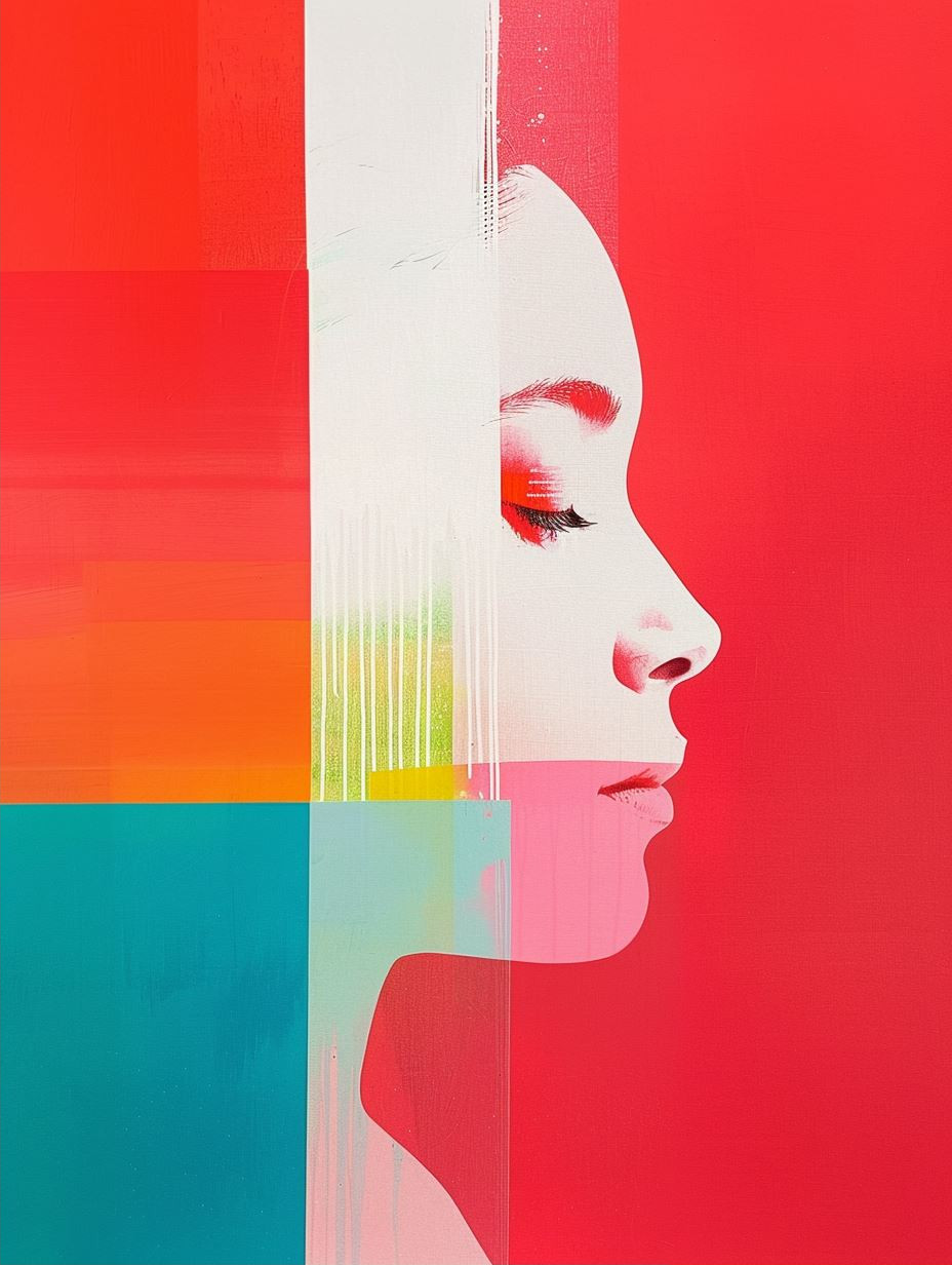 Fragmented Visions in Crimson - Image 2