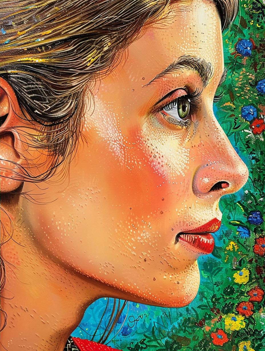 Vibrant Visions of Freckled Beauty - Image 4