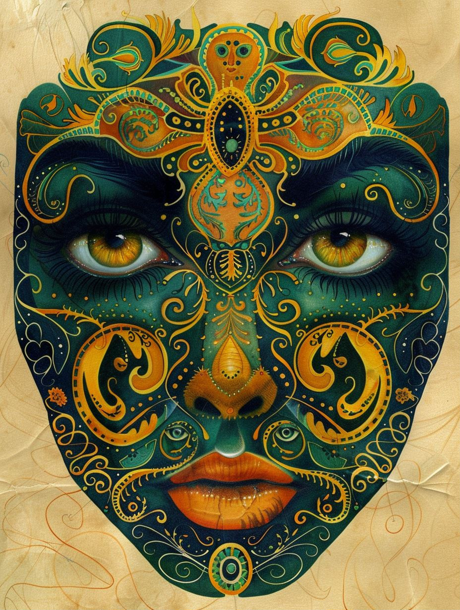 Emerald Mystic Mask - Image 1