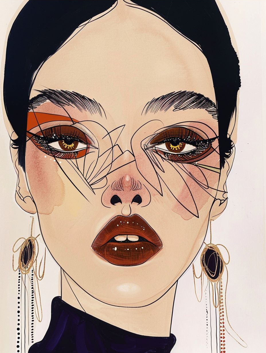 Modern Avant Garde Digital Portraits - Image 4