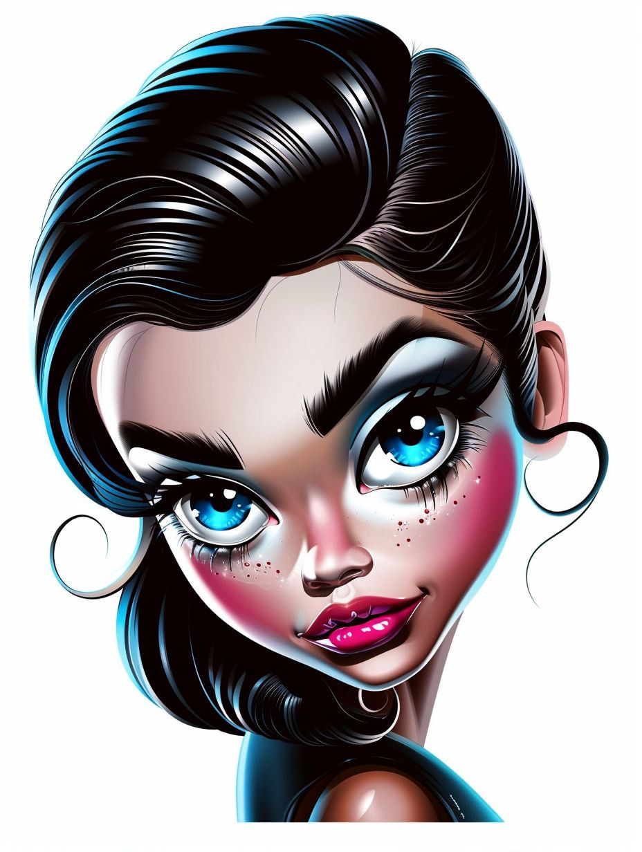 Stylized Digital Glamour Portraits - Image 2