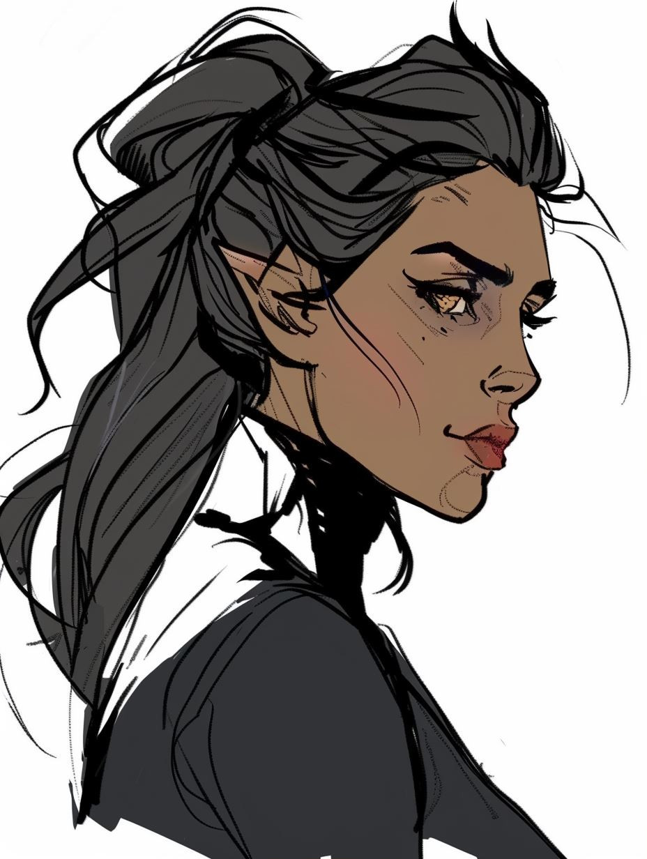 Moody Digital Character Concept Sketches - Image 1