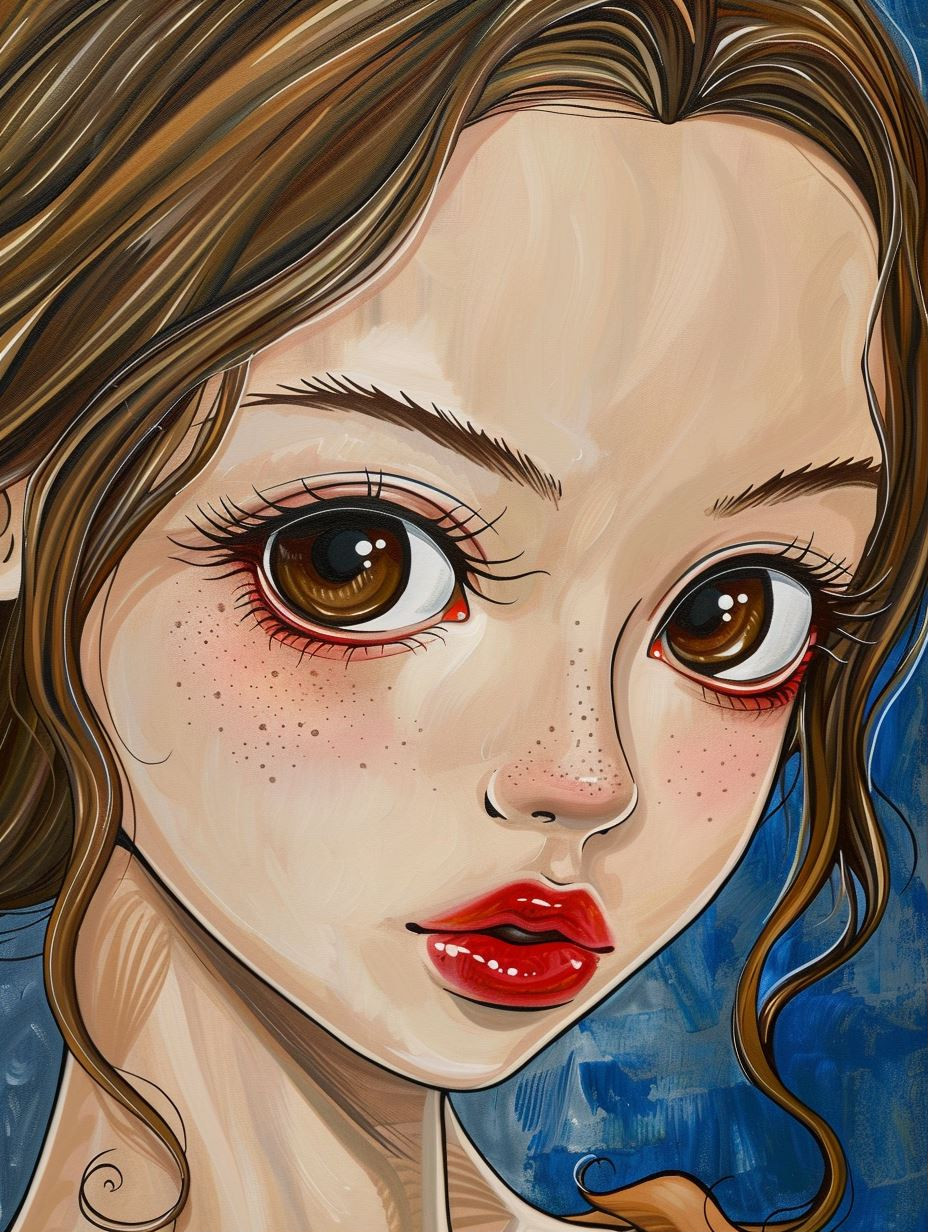 Ethereal Visions of Digital Anime Portraits - Image 1
