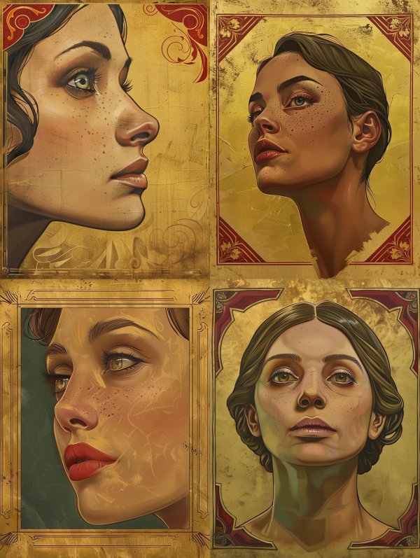 Golden Age Ethereal Portraits
