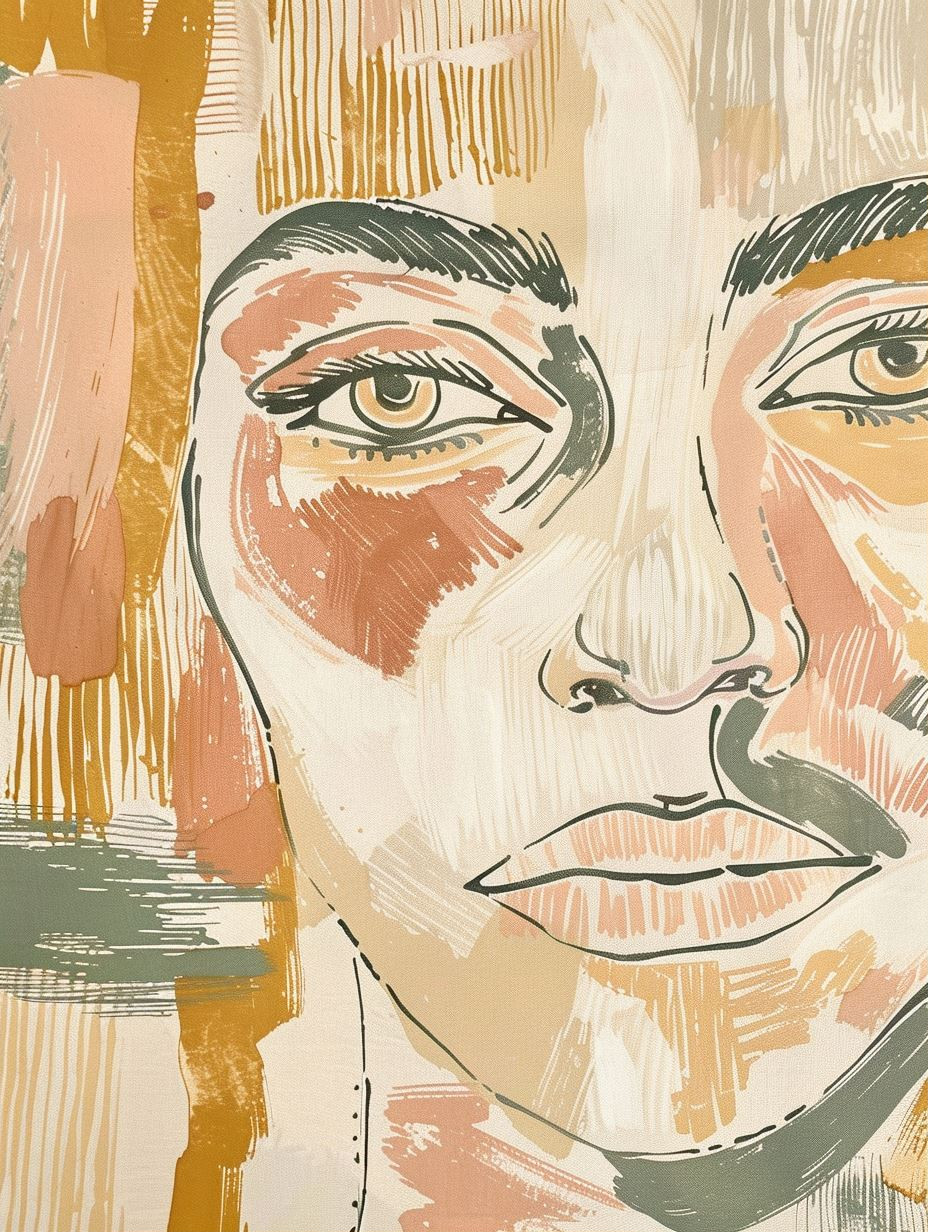 Faces of Earthy Tones - Image 1