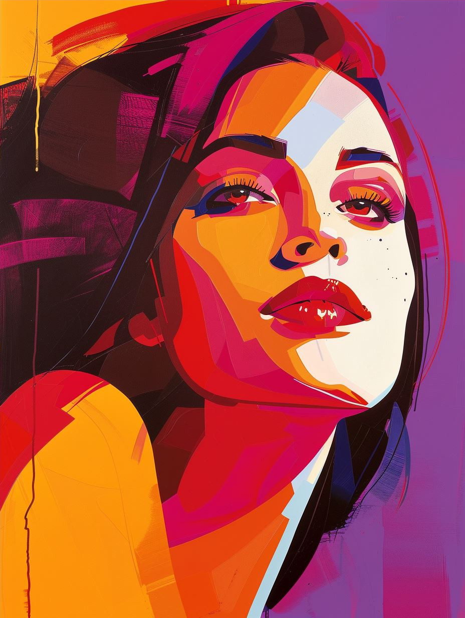 Vibrant Spectrum of Modern Feminine Portraits - Image 4