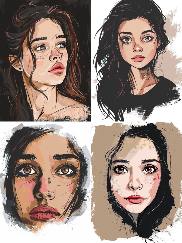 Moody Digital Portraiture Study