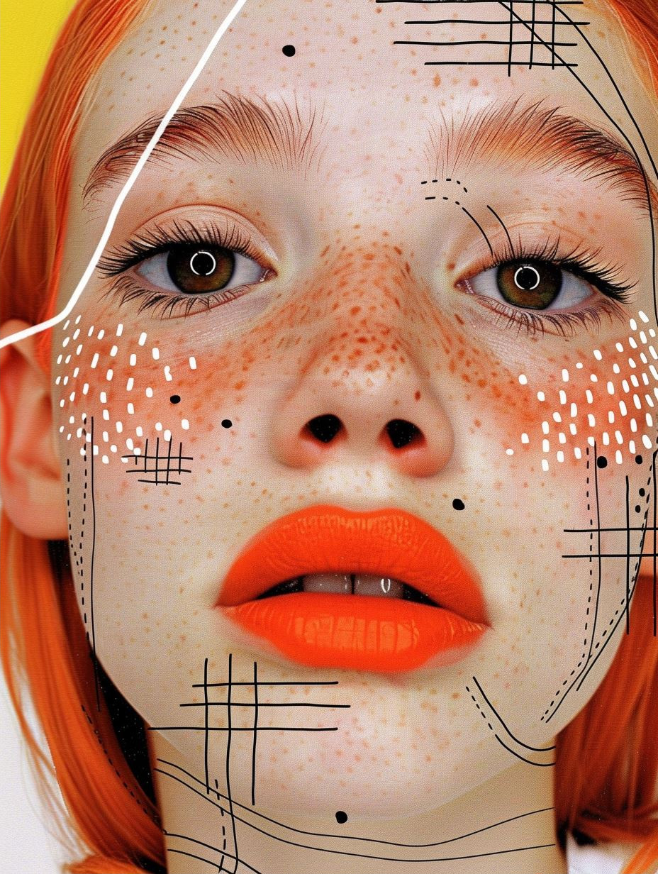 Abstract Modernist Portrait Collage - Image 2