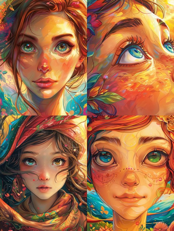 Vibrant Ethereal Portrait Studies
