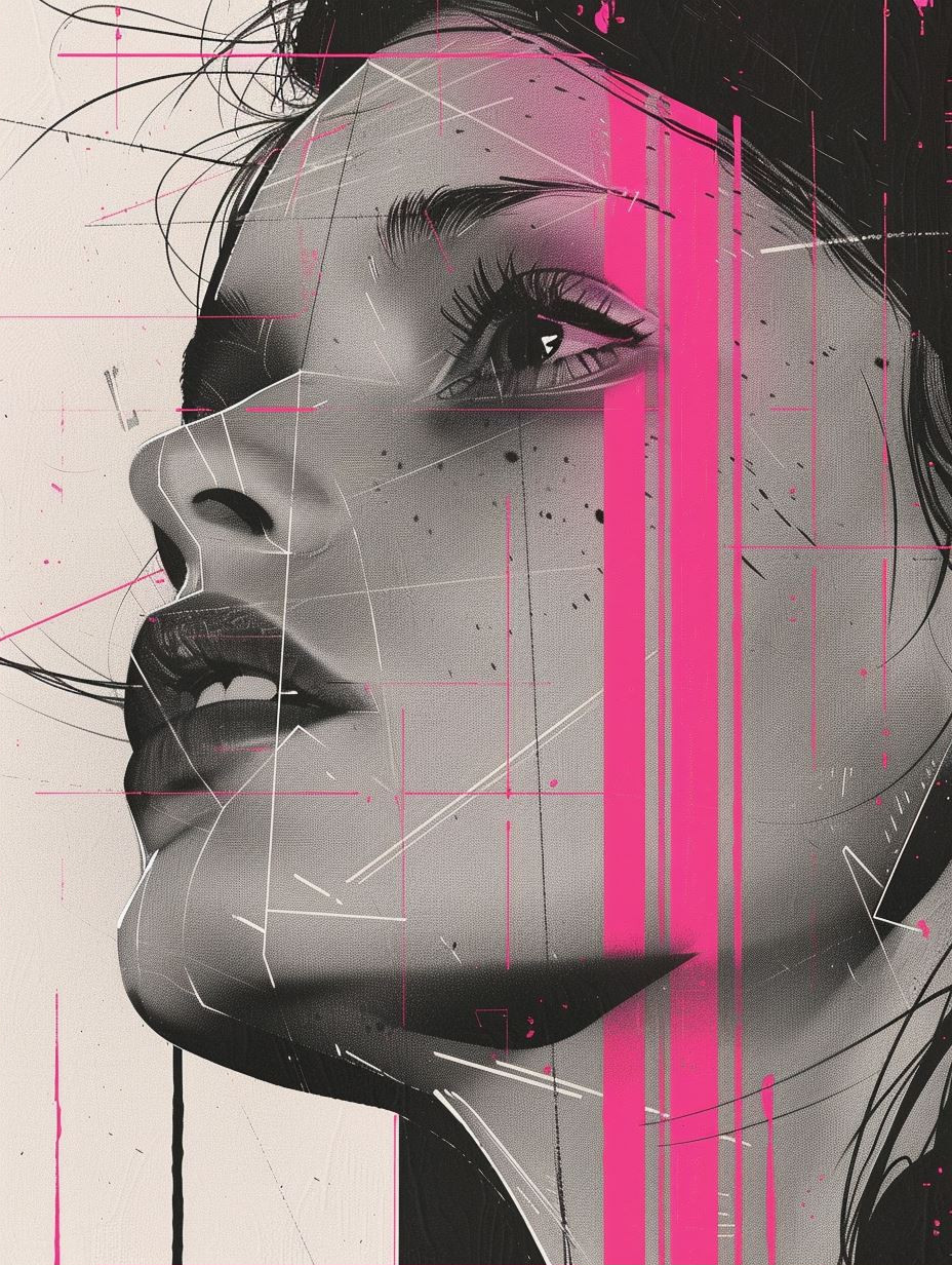 Neon Glitch Portraits - Image 2