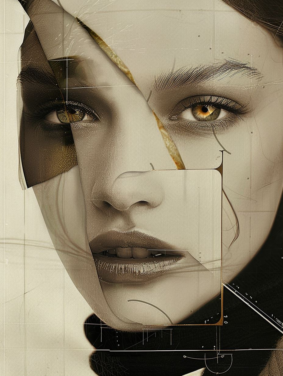 Fragmented Beauty Surrealist Portraits - Image 1